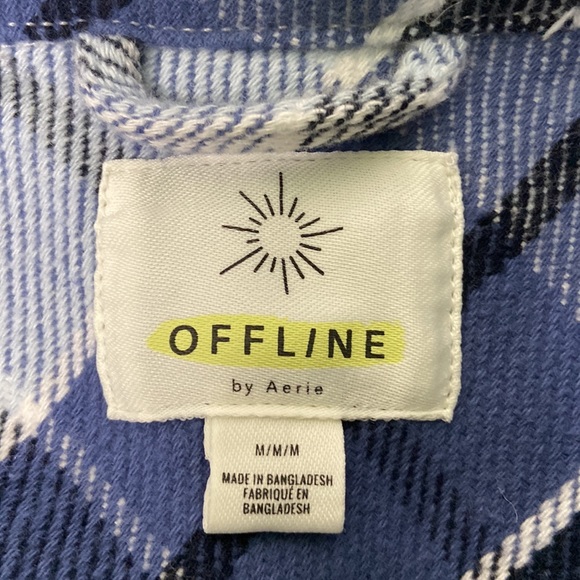 Offline by Aerie Flannel Shacket - Picture 9 of 12